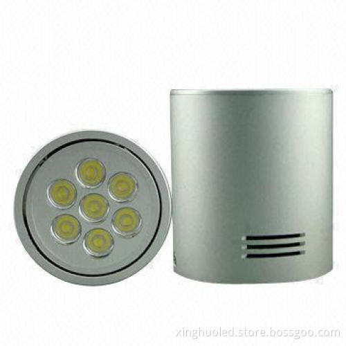 7W surface-mounted LED downlight with aluminum alloy body and good heat dissipation, wide option
